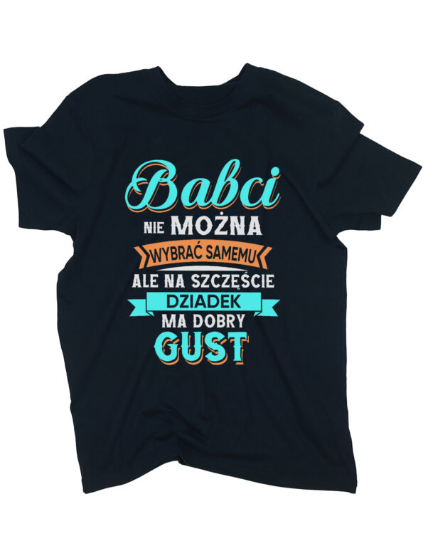 koszulka babci nie można wybrać czarna