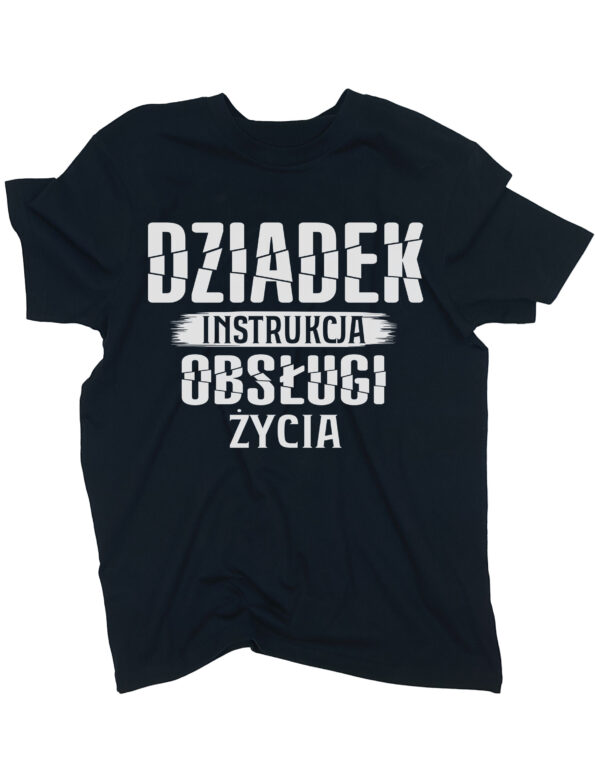 koszulka dzień dziadka instrukcja czarna