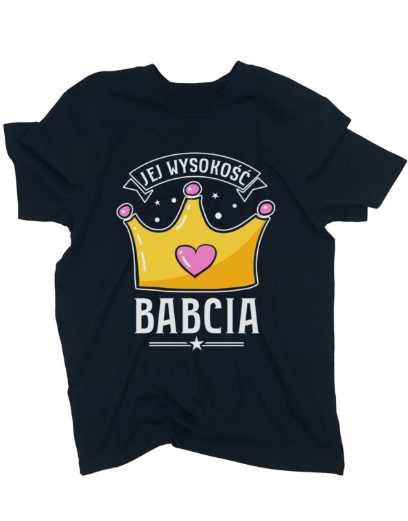 koszulka jej wysokość babcia czarna