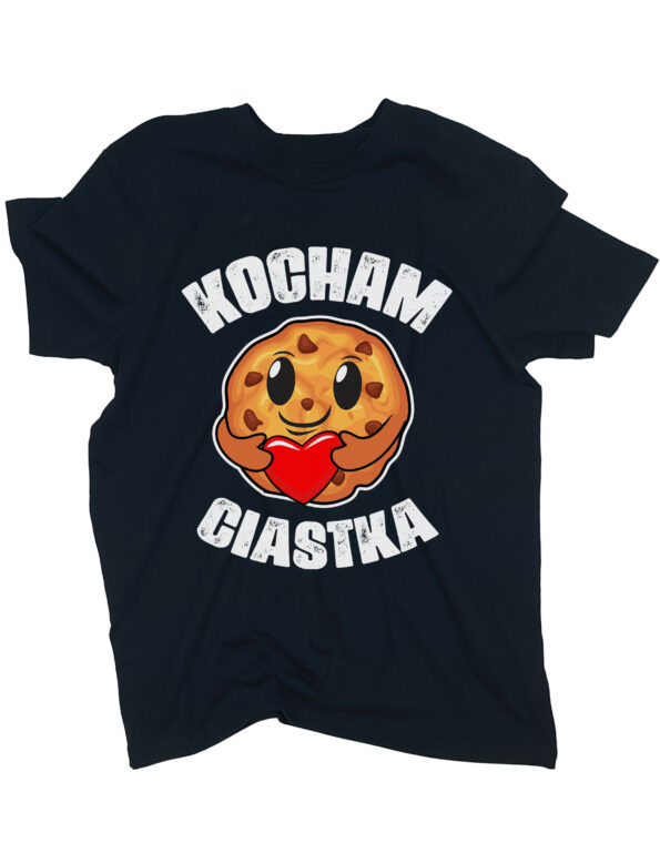 koszulka kocham ciastka czarna