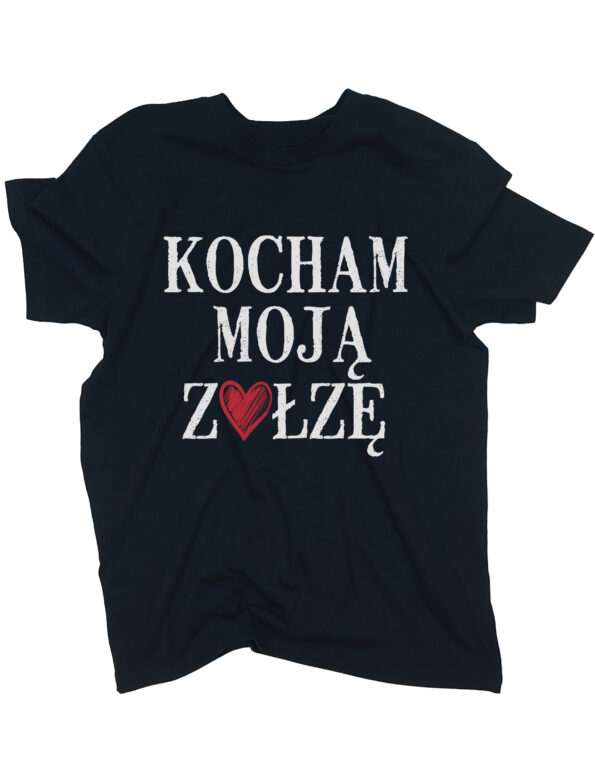 koszulka kocham zołzę czarna