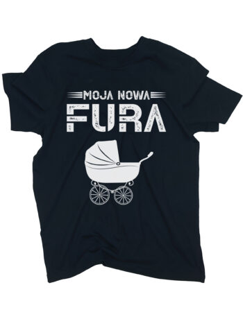 koszulka moja nowa fura czarna