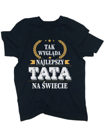 koszulka najlepszy tata czarna