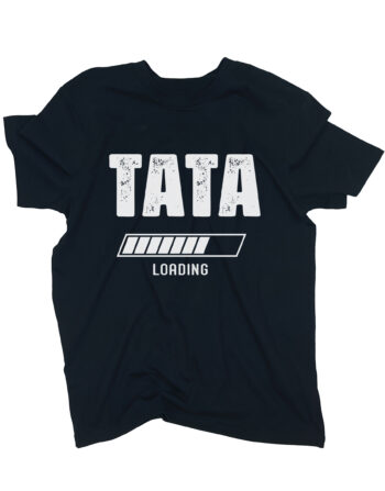 koszulka tata loading czarna