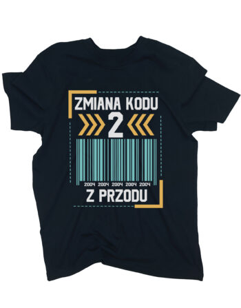 tshirt zmiana kodu 2 czarna