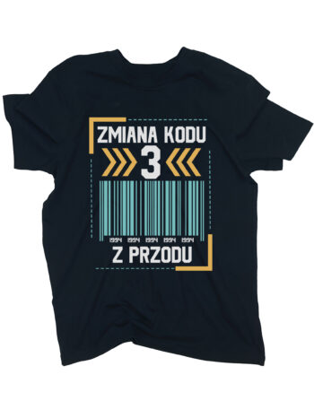 tshirt zmiana kodu 3 czarna
