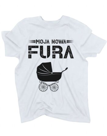 Koszulka Męska Nowa Fura Biała
