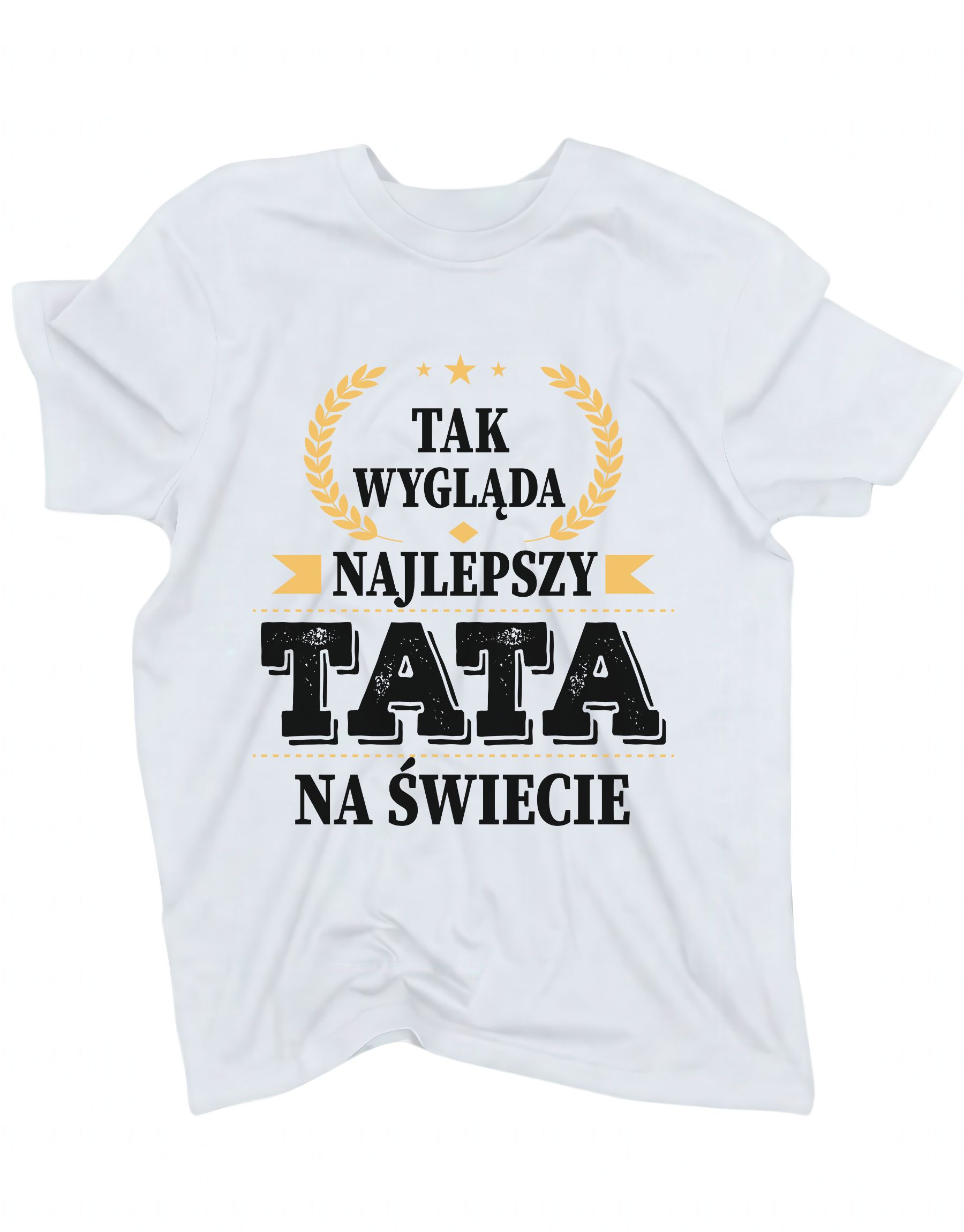 koszulka-najlepszy-tata-biala koszulka najlepszy tata biała
