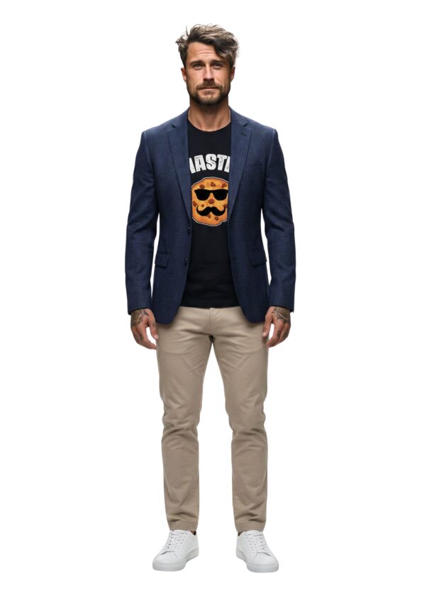 model smart casual ciastek koszulka na randkę walentynkową