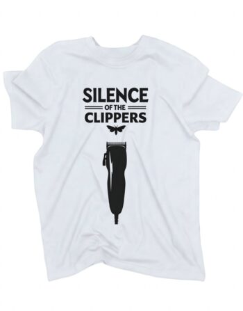 koszulka barber silence of the clippers biala