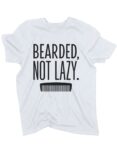 koszulka-bearded-not-lazy-biala