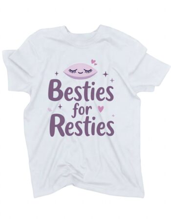 koszulka besties for resties biala