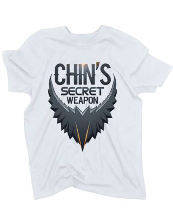 koszulka brodacz chin’s secret weapon biala