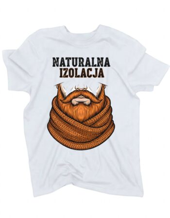 koszulka brodacz naturalna izolacja biala