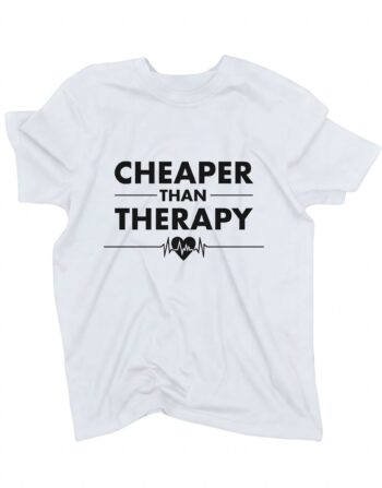koszulka cheaper than therapy biala