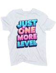 koszulka-dla-gracza-just-one-more-level-biala