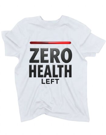 koszulka dla gracza zero health