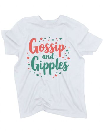 koszulka gossip and gipples biala
