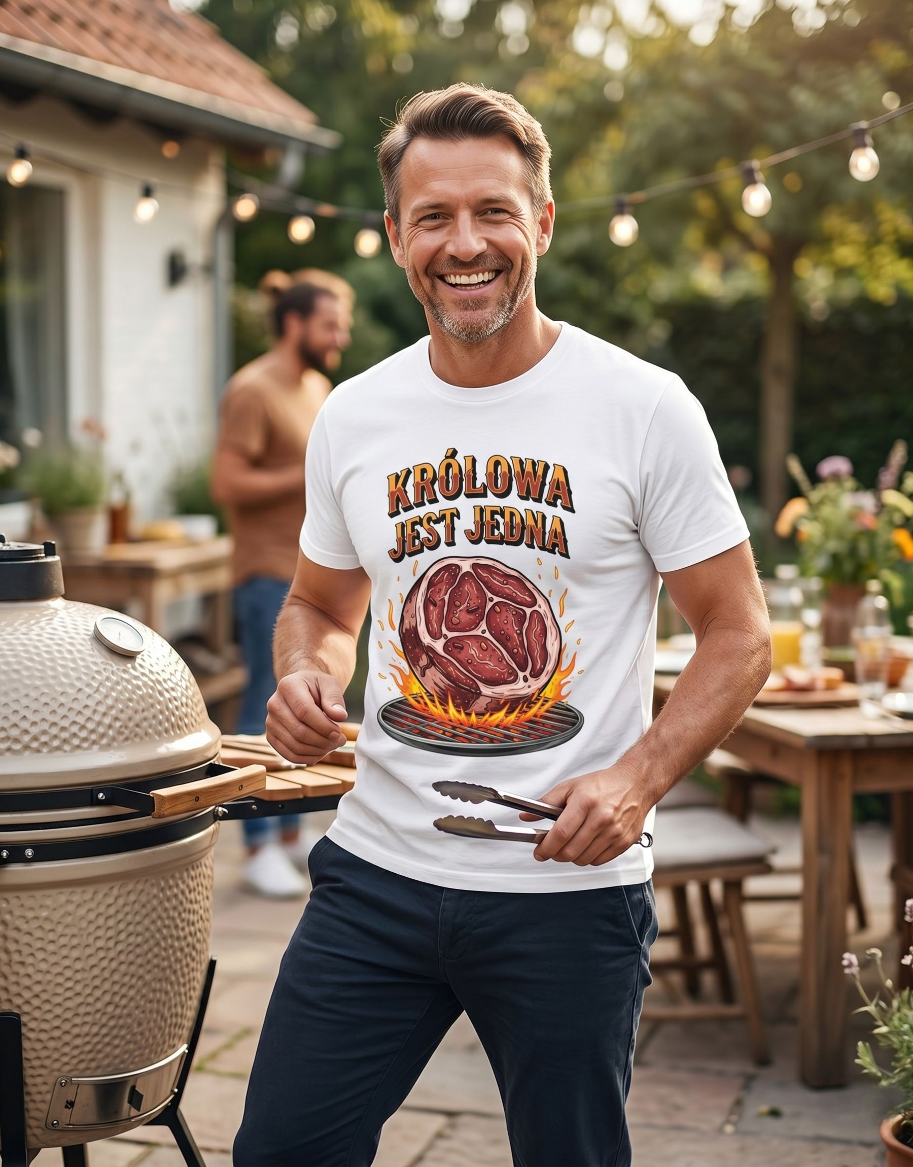 koszulka-grill-karkowka-unisex-biala-meska koszulka grill karkowka unisex biala meska