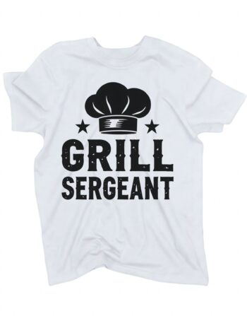 koszulka grill seregant biala