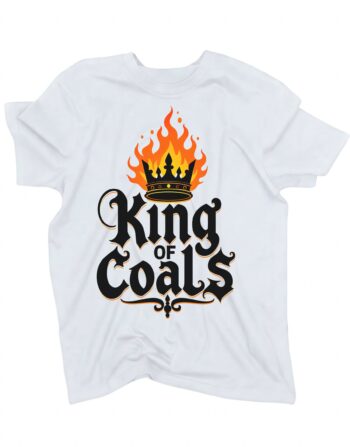 koszulka king of coals biala
