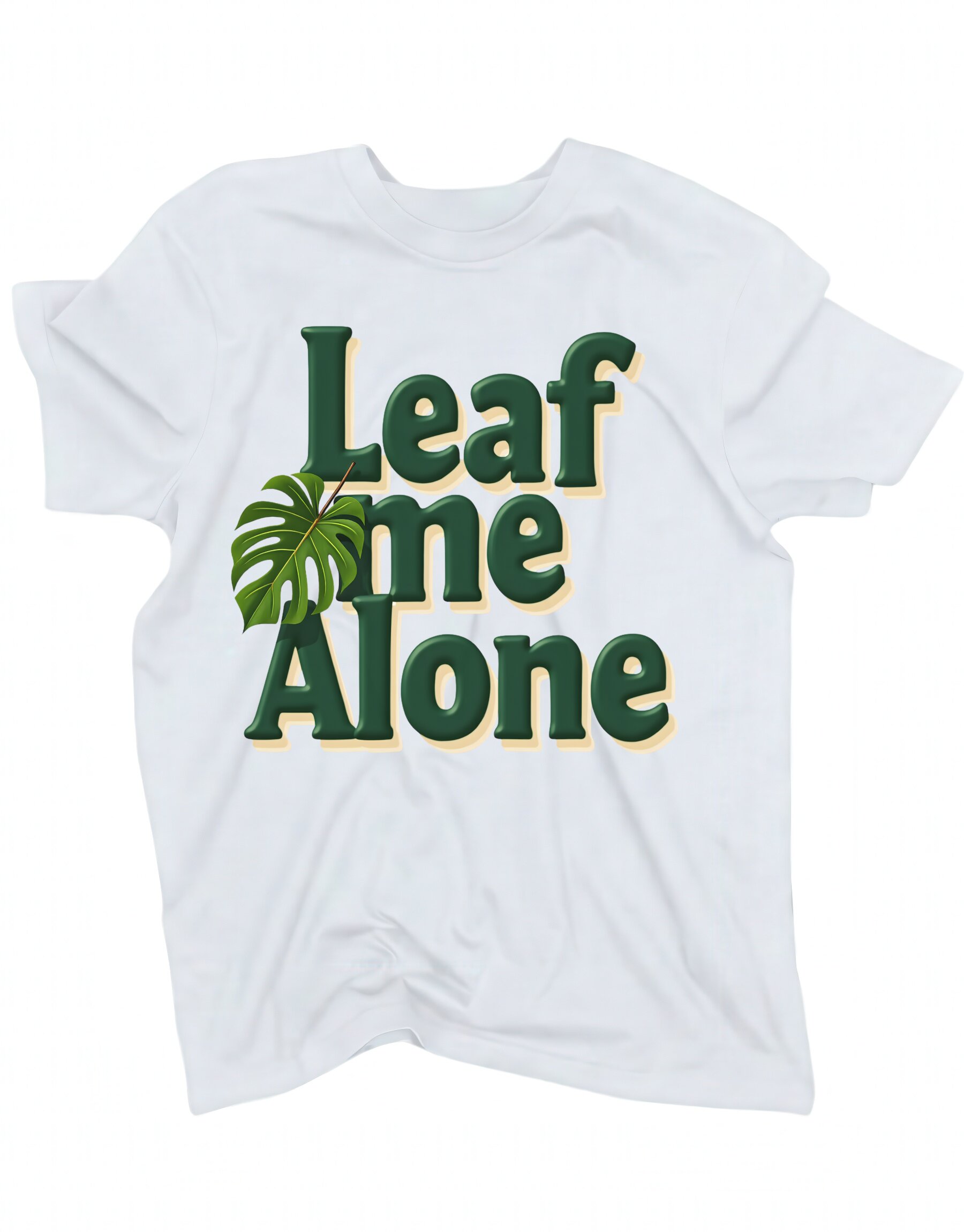 koszulka-leaf-me-alone-dla-ogrodnika-biala koszulka leaf me alone dla ogrodnika biala