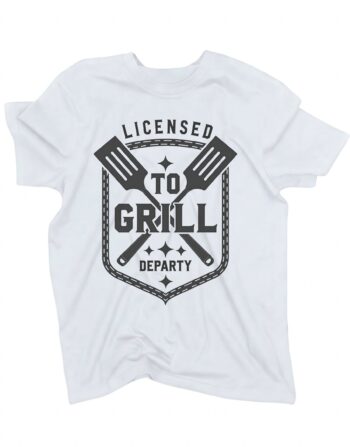 koszulka licensed to grill biala
