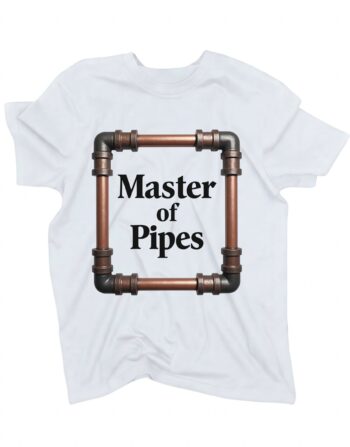 koszulka master of pipes biala