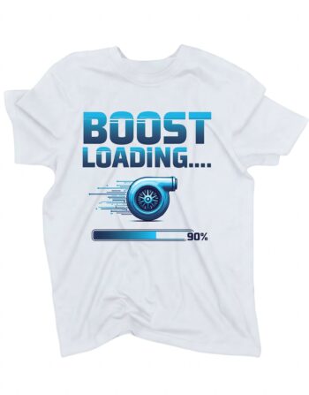 koszulka meska boost loading biala