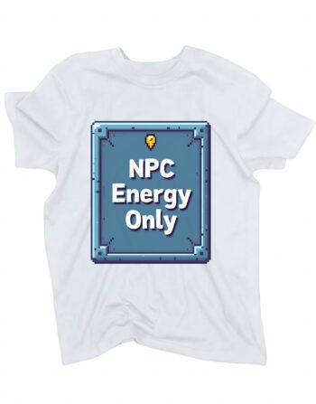 koszulka npc energy only biala