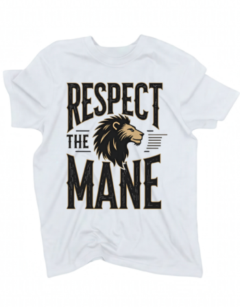 koszulka respect the mane biala