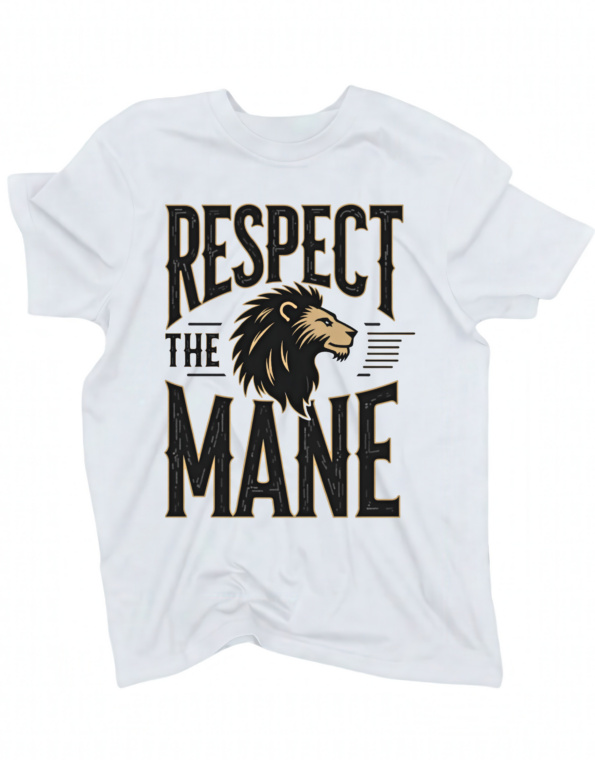 koszulka respect the mane biala