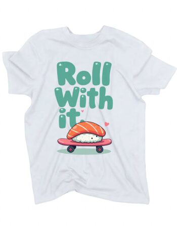 koszulka sushi roll with it biala