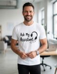 koszulka-ask-my-assistant-biala