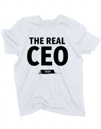 koszulka the real ceo biala